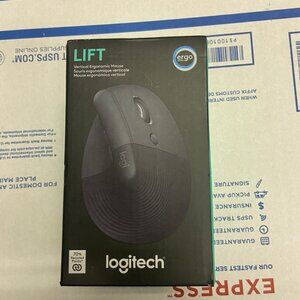 LIFT Vertical Ergonomic Mouse Logitech black certified wireless